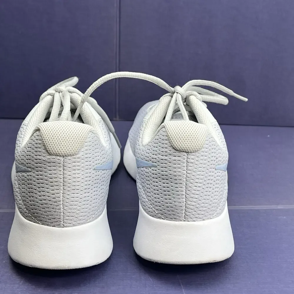 Nike Tanjun Women’s Size 10 Pure Platinum Royal Tint White Sneakers 812655-007